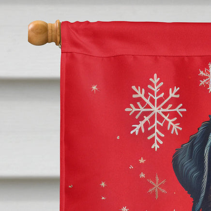 Bouvier Des Flandres Holiday Christmas House Flag