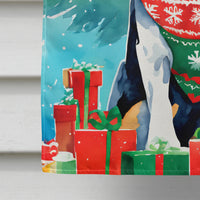 Bluetick Coonhound Christmas House Flag