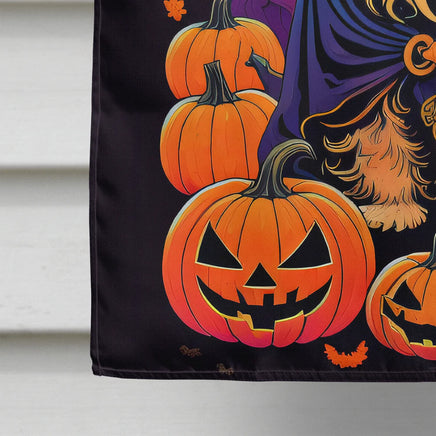 Havanese Witchy Halloween House Flag