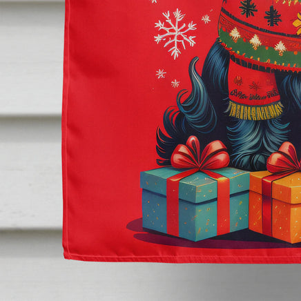 Scottish Terrier Holiday Christmas House Flag