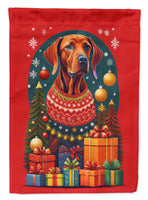 Vizsla Holiday Christmas House Flag