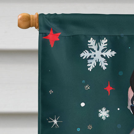 Boston Terrier Christmas House Flag