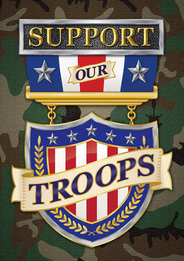 SUPPORT OUR TROOPS FLAG