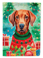 Vizsla Christmas House Flag