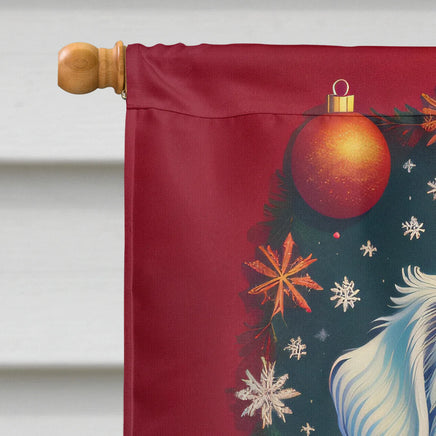 Maltese Holiday Christmas House Flag