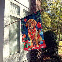 Dogue De Bordeaux Christmas House Flag