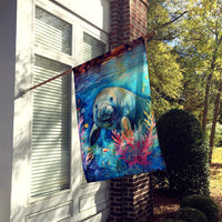 Manatee House Flag