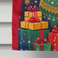 Basenji Holiday Christmas House Flag