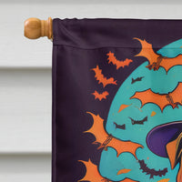 Shar Pei Witchy Halloween House Flag