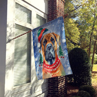 Mastiff Christmas House Flag