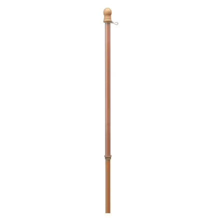 5 Ft. Blonde Wood Flagpole with Anti-Wrap Ring