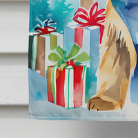 Otterhound Christmas House Flag