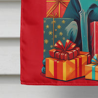 Weimaraner Holiday Christmas House Flag