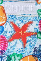 Welcome Starfish 30042207 Darice Garden Flag 12" x 18"