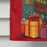 Silky Terrier Holiday Christmas House Flag