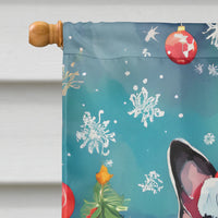 Boston Terrier Christmas House Flag