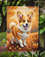 Corgi Fall Garden Flag