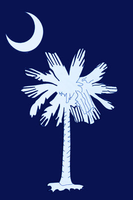 Palmetto Moon-Applique 3298 Decorative Flag
