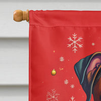 Fawn Boxer Holiday Christmas House Flag