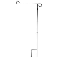 36 In. Black Steel Yard Flagpole