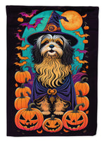 Havanese Witchy Halloween House Flag