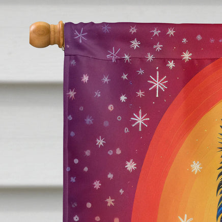 Belgian Sheepdog Holiday Christmas House Flag