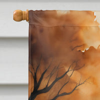 Boxer Spooky Halloween House Flag