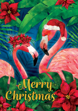 Custom Decor Christmas Flamingos 5242 Decorative Flag 5242FL Flags