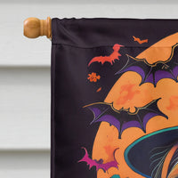 Shih Tzu Witchy Halloween House Flag