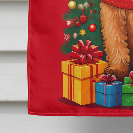 Wheaten Terrier Holiday Christmas House Flag