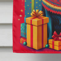 Schipperke Holiday Christmas House Flag