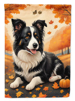 Border Collie Fall Garden Flag