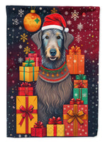 Scottish Deerhound Holiday Christmas House Flag