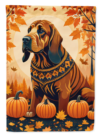 Bloodhound Fall Garden Flag