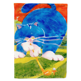 Blue Cat Golpher  Flag Canvas House Size