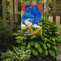 Blue Cat Golpher  Flag Garden Size