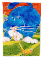 Blue Cat Golpher  Flag Garden Size