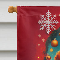 Nova Scotia Duck Toller Holiday Christmas House Flag