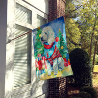 Komondor Christmas House Flag