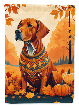 Vizsla Fall Garden Flag