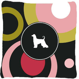 Afghan Hound Decorative   Canvas Fabric Pillow