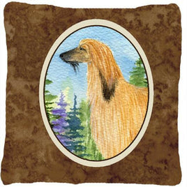 Afghan Hound Decorative   Canvas Fabric Pillow