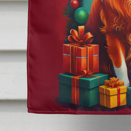 Nova Scotia Duck Toller Holiday Christmas House Flag