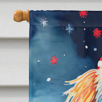 Komondor Christmas House Flag