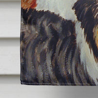 Australian Shepherd Double Trouble Flag Canvas House Size