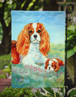 Cavalier Spaniel Momma's Love Flag Garden Size