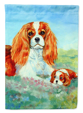 Cavalier Spaniel Momma's Love Flag Garden Size