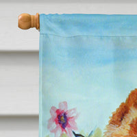 Chow Chow Flag Canvas House Size