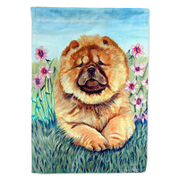 Chow Chow Flag Canvas House Size