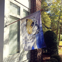 English Bulldog Flag Canvas House Size